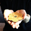 【コースター】梅に小紋 | 摺り友禅彫刻師 | Sansai