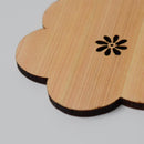 【コースター】梅に小紋 | 摺り友禅彫刻師 | Sansai