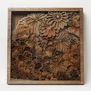 【アートパネル】菊尽くし | 摺り友禅彫刻師 | Sansai