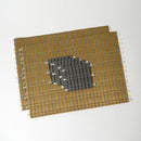 【マットセット】コースター4枚  (ブルー) & ランチョンマット (イエロー) 2枚 | 畳 | 畳屋辰蔵 杉本畳店