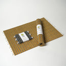 【マットセット】コースター4枚  (ブルー) & ランチョンマット (イエロー) 2枚 | 畳 | 畳屋辰蔵 杉本畳店