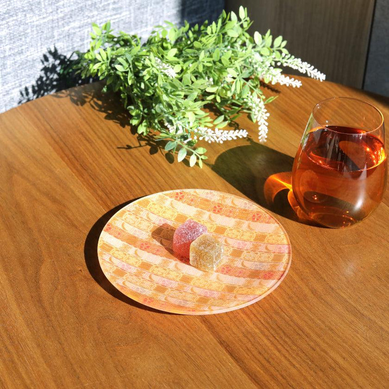 【皿】丸皿 花月 | 西陣織 | 江村商店