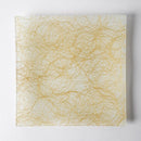 【皿2枚セット】角皿 22cm 100金 & 銀 | 西陣織 | 江村商店