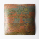 【皿2枚セット】角皿 22cm 鞠 & 紺 | 西陣織 | 江村商店