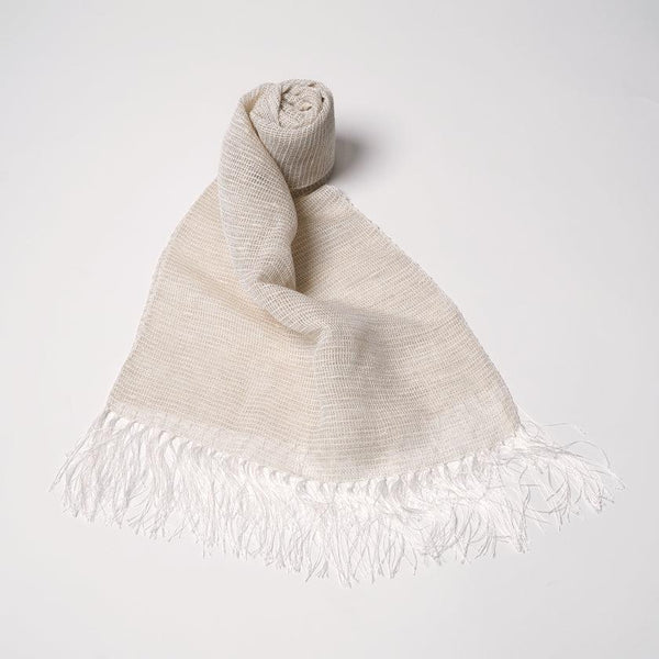 【ストール】黒谷綜布 (生成り) | 黒谷和紙 | 黒谷和紙協同組合