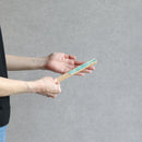 【扇子】雪花絞り 女性用 (緑) | 黒谷和紙・京扇子 | 黒谷和紙協同組合