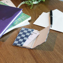 【カードケース】型染 市松 (藍) 名刺入れ | 黒谷和紙 | 黒谷和紙協同組合
