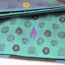 【細帯】DIFFUSION  ブルー | 西陣織 | 初音工房（受注生産3ヶ月）