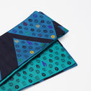 【細帯】DIFFUSION  ブルー | 西陣織 | 初音工房（受注生産3ヶ月）