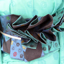 【細帯】DIFFUSION  ブルー | 西陣織 | 初音工房（受注生産3ヶ月）