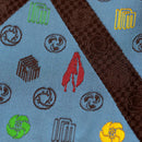 【細帯】DIFFUSION  ブルー | 西陣織 | 初音工房（受注生産3ヶ月）