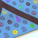 【細帯】DIFFUSION  ブルー | 西陣織 | 初音工房（受注生産3ヶ月）