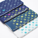 【手ぬぐい】ブルー × 白地 | 伊勢木綿 | 初音工房（売切れ次第完売）