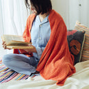 【タオル2枚セット】バスタオル×2 (オレンジ・ブリティッシュショートヘア) | オーガニックタオル | ヒポポタマス