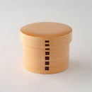 【お弁当箱】丸二段 | 大館曲げわっぱ | 栗久