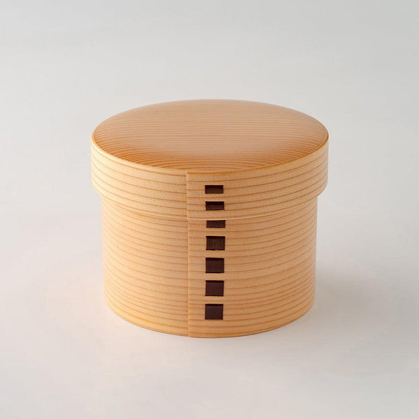 【お弁当箱】丸二段 | 大館曲げわっぱ | 栗久