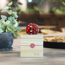 【プリザーブドフラワー】茶和花の鞠 (まり) 紅梅 | 宇治茶とフラワーデザイン | 茶和花 京都宇治