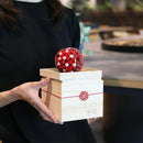 【プリザーブドフラワー】茶和花の鞠 (まり) 紅梅 | 宇治茶とフラワーデザイン | 茶和花 京都宇治