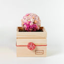 【ギフトセット】茶和花の鞠と煎茶のセット 桜 | 宇治茶とフラワーデザイン | 茶和花 京都宇治