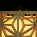 【スタンドライト・照明】KUMIKO Stand Light 02 麻の葉 | 京指物 | 村山木工 (大型配送料2,500円)