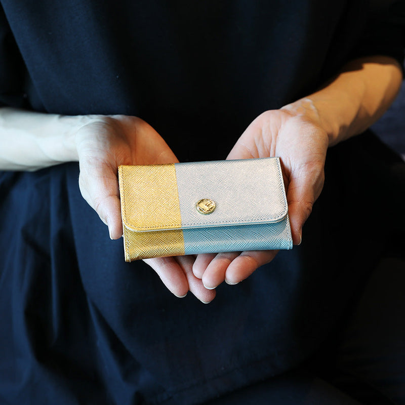 【カードケース】DAYBREAK 京都の金箔押し仕上げ | 金箔押 | GOLDREAM KYOTO