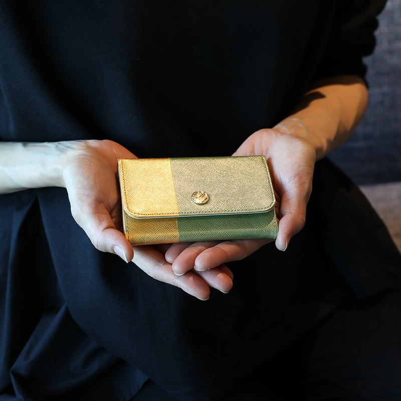 【カードケース】DAYBREAK 京都の金箔押し仕上げ | 金箔押 | GOLDREAM KYOTO