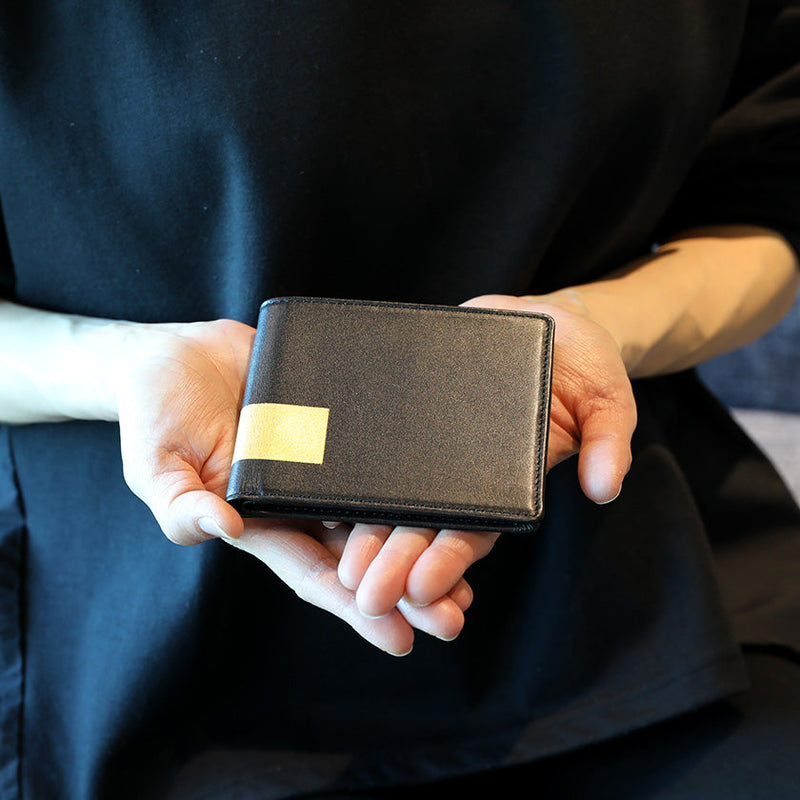 【財布】BYOBU 二つ折れ 京都の金箔押し仕上げ | 金箔押 | GOLDREAM KYOTO