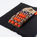 【お守り】錺小鎧® Mini 金古美色 朱赤糸縅 | 美術甲冑| Kyoto Armor