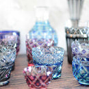 【そば猪口】二重被せ (緑-瑠璃) おちょこ | 薩摩切子 | satuma