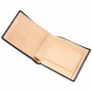 【財布】二折 小銭入有 (藍) | 松阪牛革 | バンビ