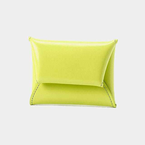 【小銭入れ】大(若葉) | 松阪牛革 | バンビ