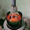 【グラス2点セット】二重被せ 格子オールドグラス (緑-瑠璃, 金赤・瑠璃) | 薩摩切子 | satuma