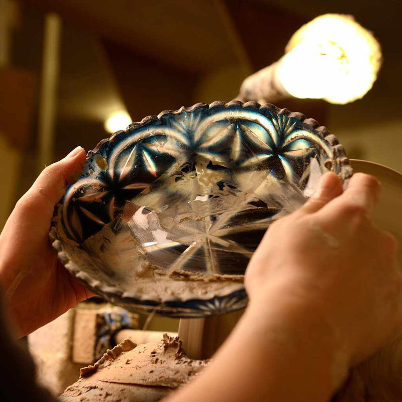 【皿】古式 角皿 | 薩摩切子 | satuma