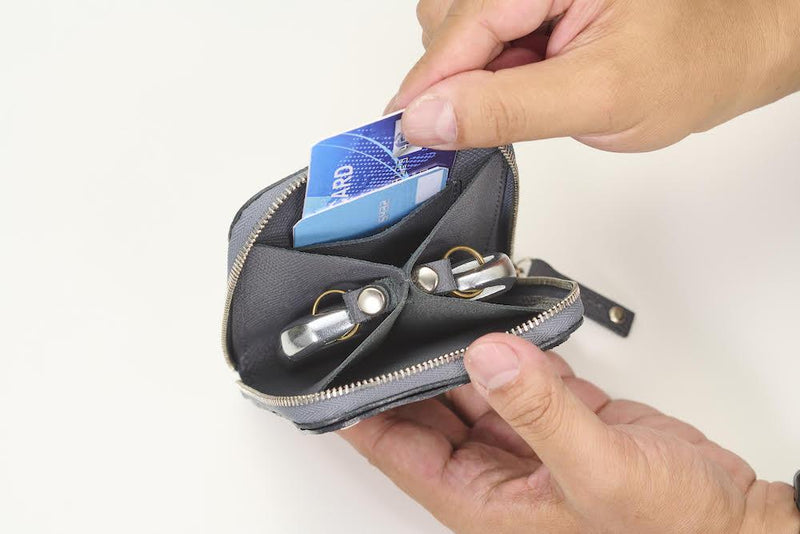 【本革ケース】SMART MOVE! 和牛型押し抗菌レザー 京の底冷え | RAKUKEI