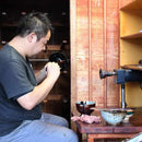 【モバイルタンブラー】thermo mug × 土直漆器 うるし波千鳥 (ブラック) | 越前漆器 | 匠市