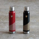 【アンブレラボトル】thermo mug × 土直漆器 うるし波千鳥 (レッド) | 越前漆器 | 匠市