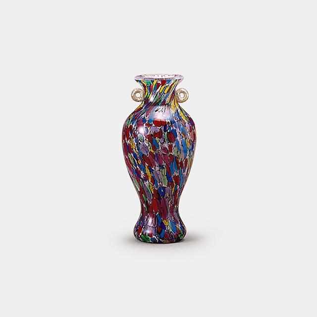 【津軽びいどろ】北洋硝子 (アデリア) ねぶたまつり ミニ花瓶
