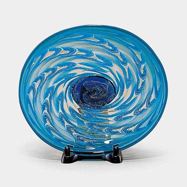 【大皿】津軽海峡 楕円 | 津軽びいどろ | 北洋硝子 (アデリア)