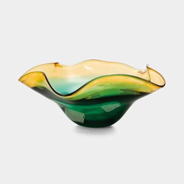 津軽びいどろ 水盤 花器 渦シモ : 小林陶芸 - 通販 - Yahoo