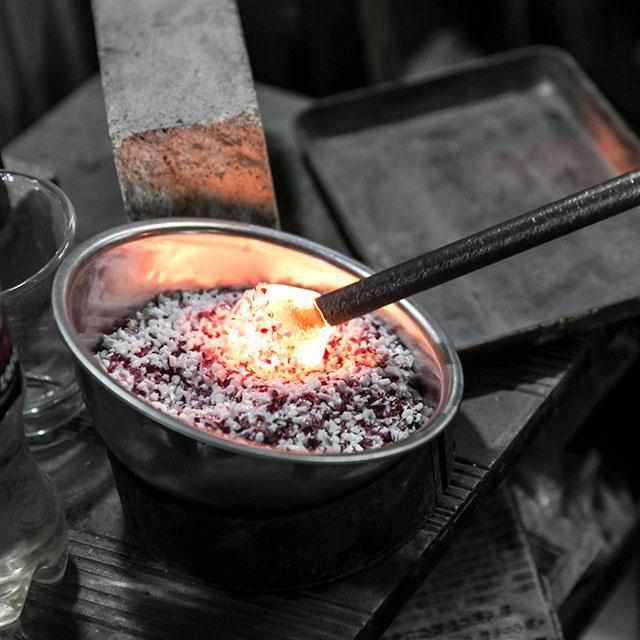 【津軽びいどろ】北洋硝子 (アデリア) 花あかり 丸花瓶