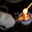 【花瓶】奥入瀬 金彩 | 津軽びいどろ | 北洋硝子 (アデリア)