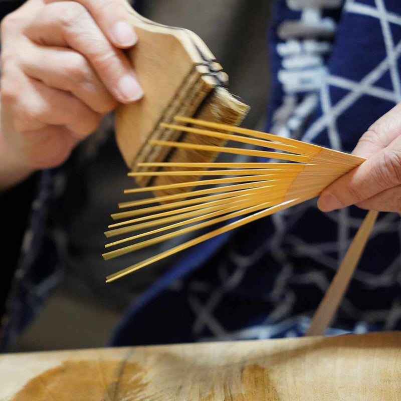 【扇子】女持 馬 本煤竹 | 江戸扇子｜雲錦堂 深津扇子店