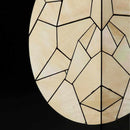 【嵯峨螺鈿】野村 スタンドミラー Vison-Visu_big (白蝶貝)