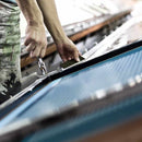 【日傘】スター オレンジ (竹)｜手捺染