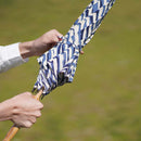 【日傘】スター ブルー (栗木)｜手捺染｜手捺染