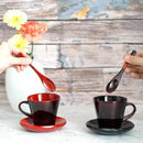 【カップ】内根来 (皿・スプーン付) | 八雲塗