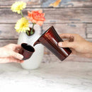 【ぐい吞】羽反 内黒 | 八雲塗