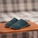 【スリッパ】Reela ベロア ルームサボ（ネイビー）