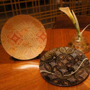 【お皿】 ORI-ZARA (華七宝) ブラック｜西陣織